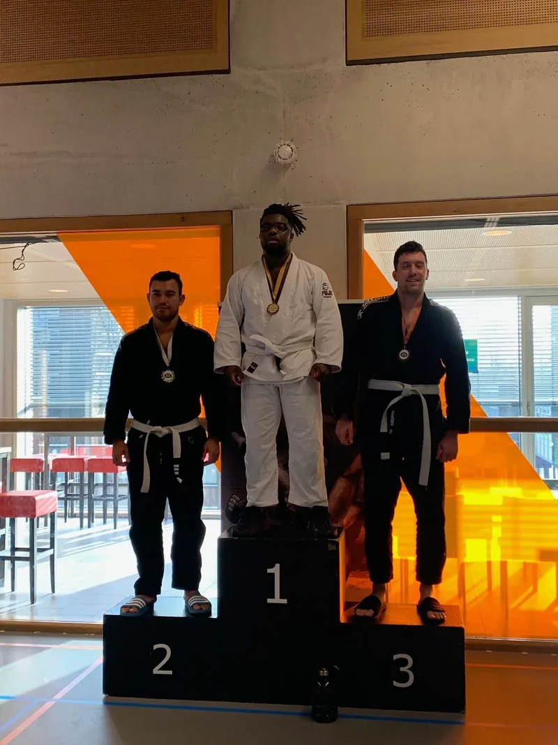 Ruben with his first gold medal!